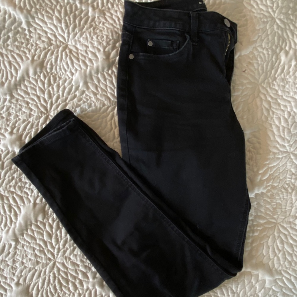 LEE | black midrise skinny jeans